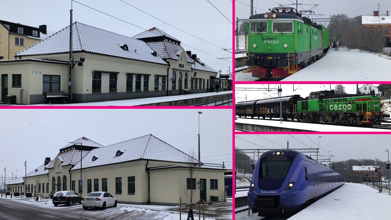 Åstorp station (i snö)