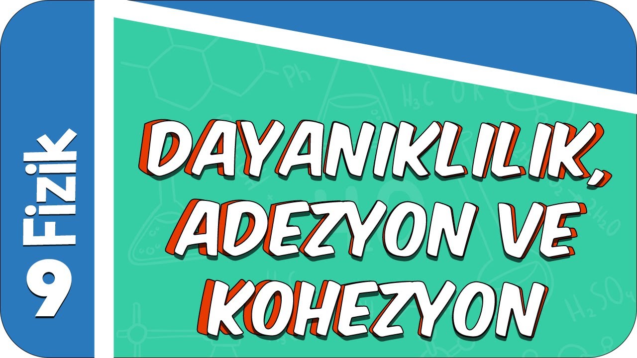 9. Sınıf Fizik: Dayanıklılık, Adezyon ve Kohezyon  #2022