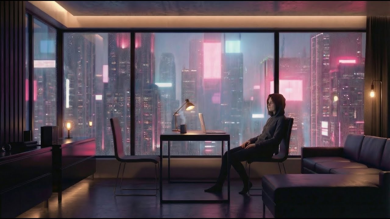 Late Night Cyberpunk Lofi — Season Finale | Calm Focus & Rest