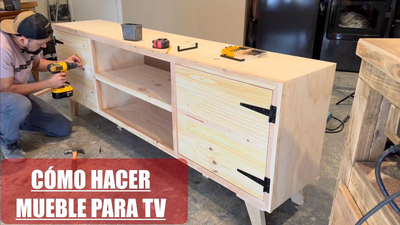 C&oacute;mo hacer muebles para TV