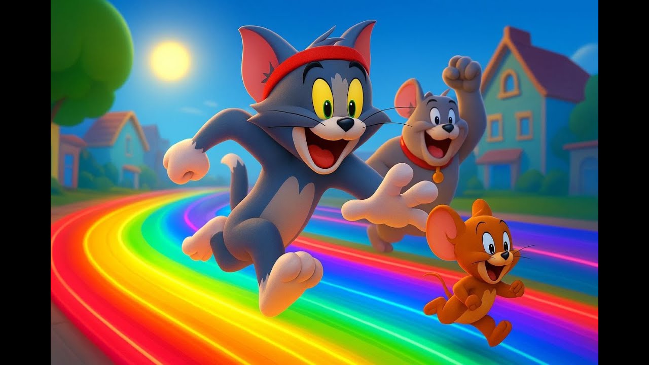 Tom&Jerry 3D Cartoon Story Poem |The Big Friendship Race |Funny Kids Animation |Friendship Adventure