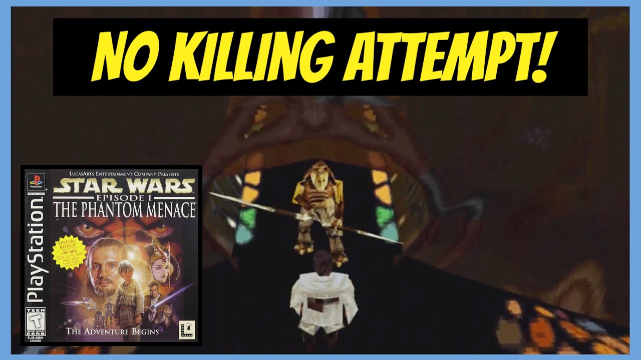 NO KILLS. Is it possible?! Star Wars The Phantom Menace - PS5 Version (Otoh Gunga)