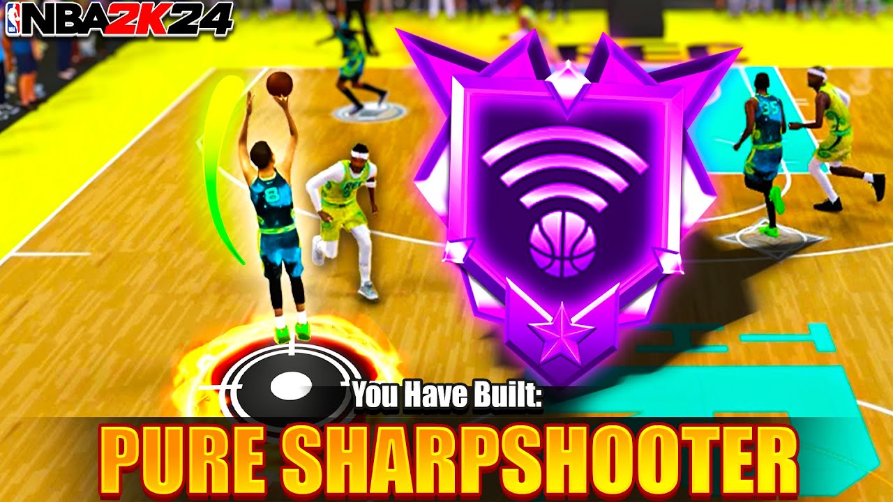 This PURE SHARPSHOOTER Build + 99pt is UNGUARDABLE in NBA 2K24