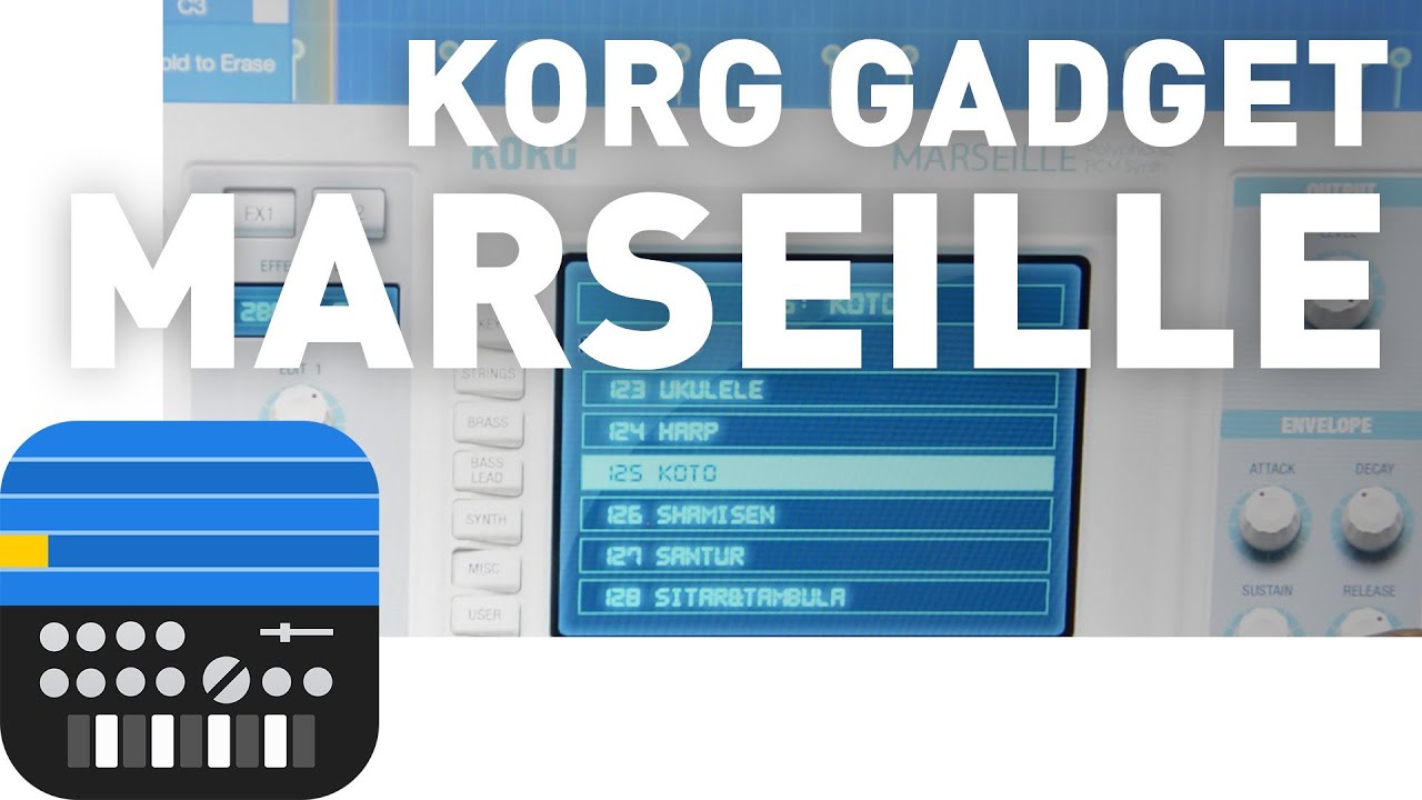 Korg Gadget - Marseille - Instrument Tour (Part 2)