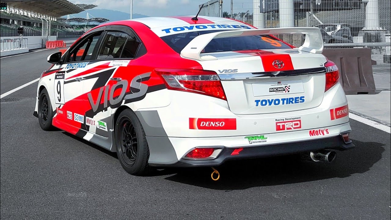 TGR Vios Racecar (Time Attack) + Footcam | Sepang Circuit - South Track