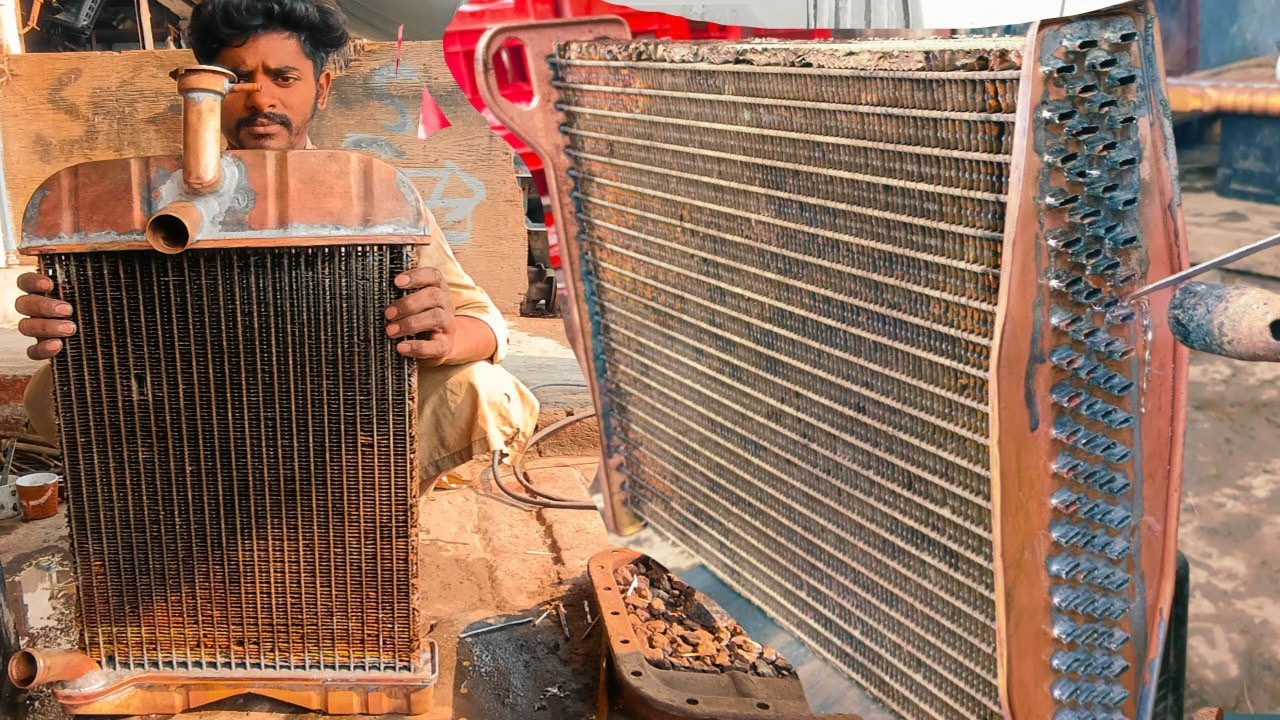 How to Amazing Manufacturing Process of OLD Giant Radiator to Small Radiators |