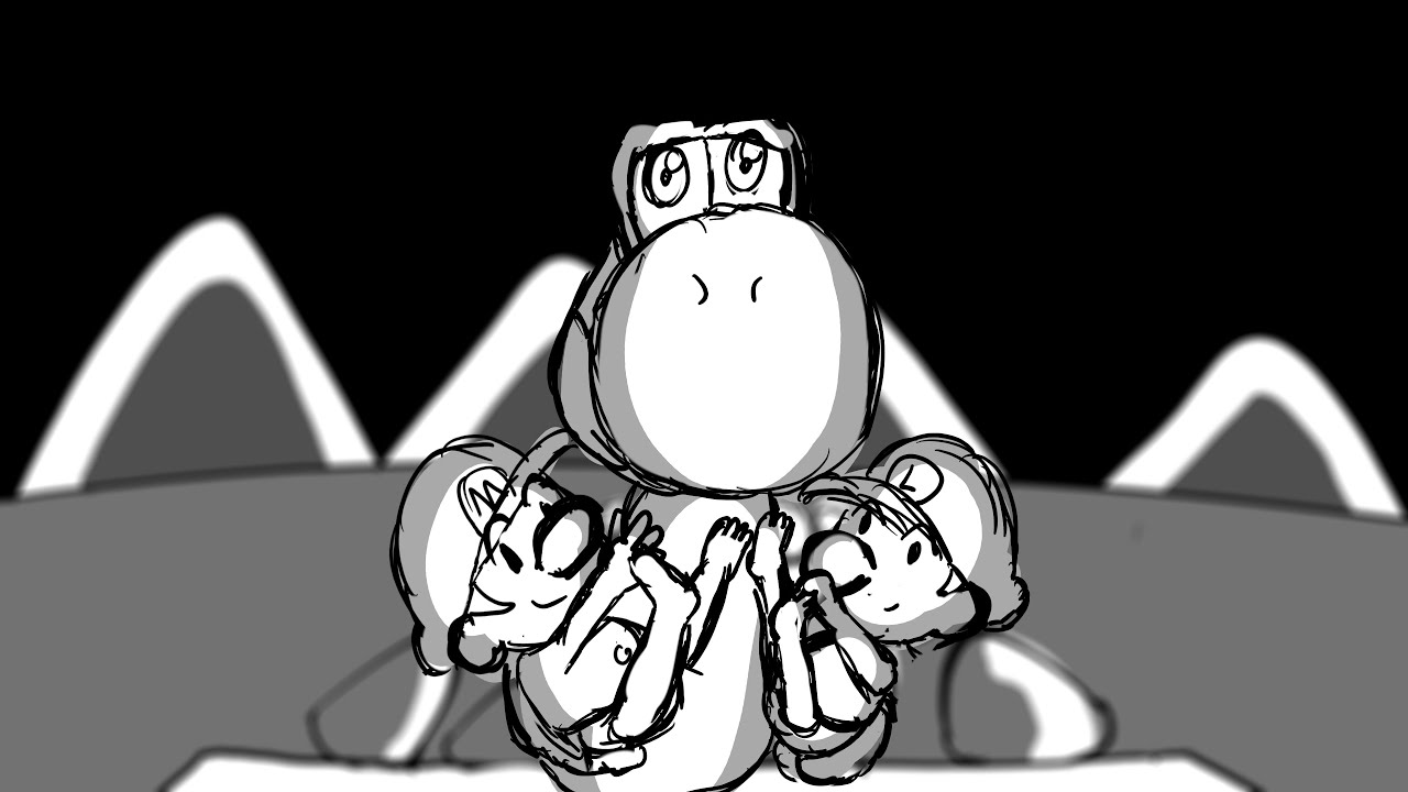 Mario's Parents Meet Yoshi - Super Mario World Movie (Animatic)