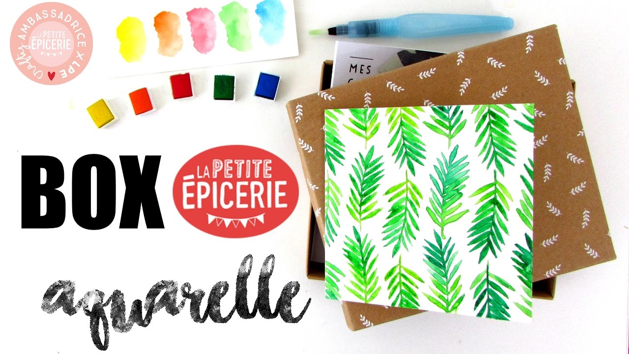 BOX - DEBUTER L'AQUARELLE !