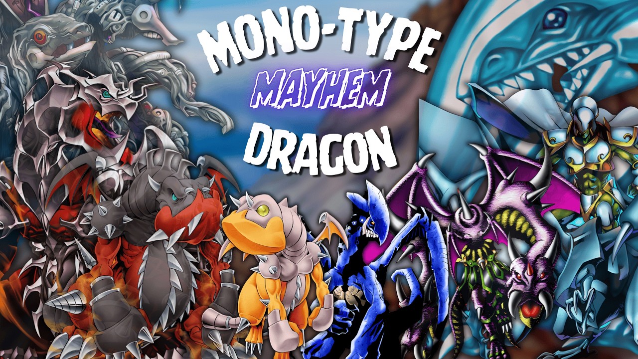 What If Goat Format Only Had DRAGON Monsters? | Mono-Type-Mayhem Yugioh Deck Profile ft. @krstYGO