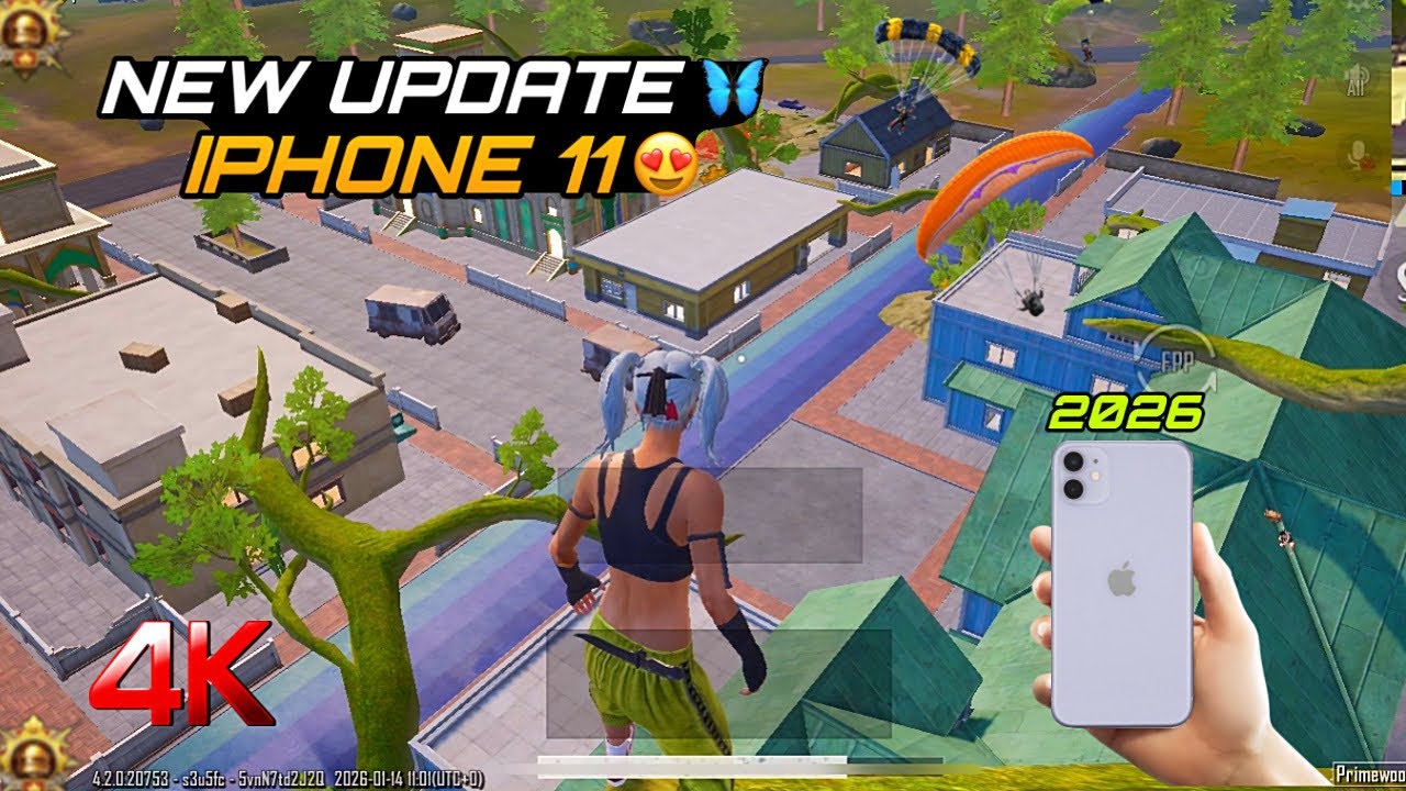 IPHONE 11 PUBG TEST IN 2026🔥/ 4.2 update livik gameplay 😍/PUBG gaming test 💀