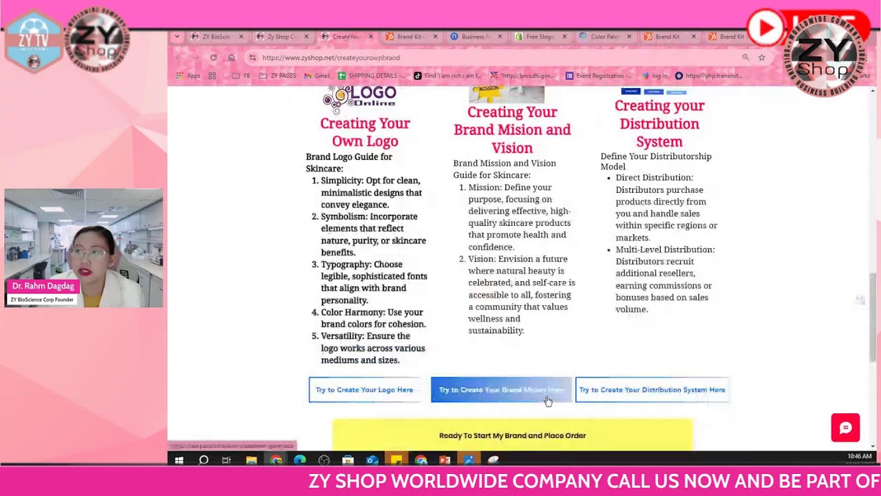 ZY BioScience Corp : Your Partner in Starting your own Skin Care Brand