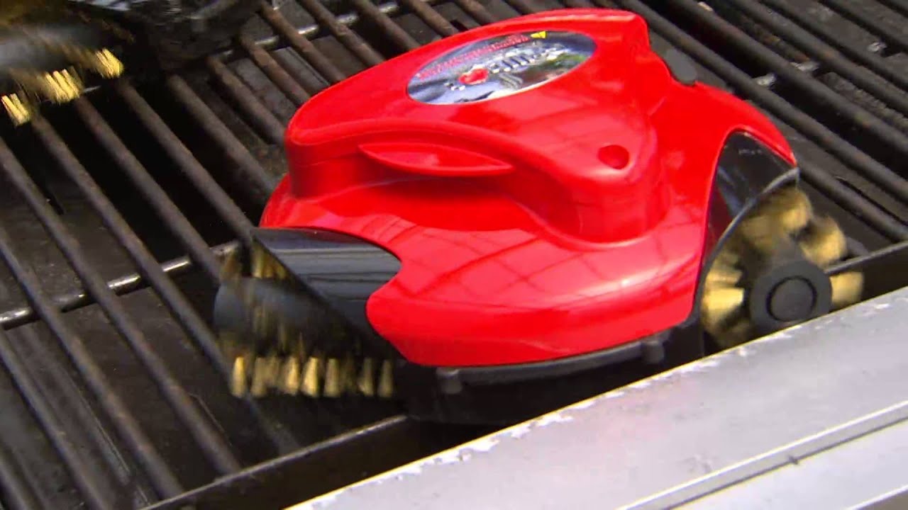 Grillbot Automatic Grill Cleaning System w/ Accessories with David Venable