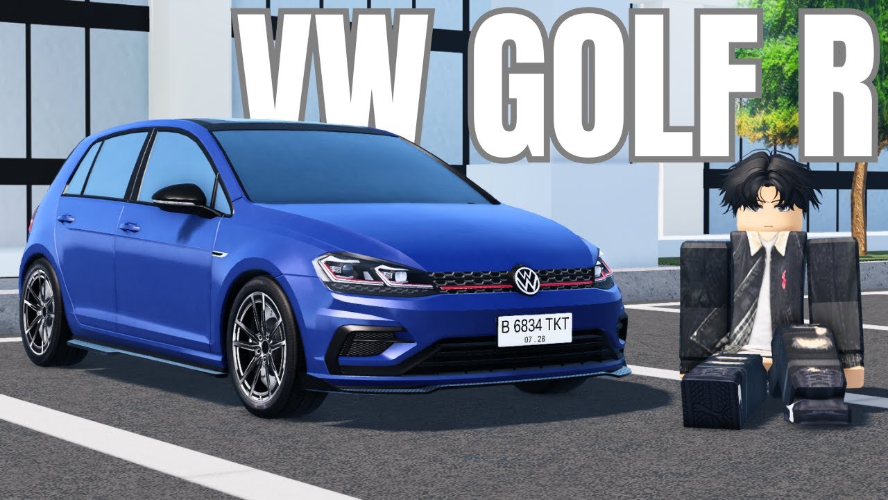 BELI & REVIEW MOBIL VW GOLF R DI ROBLOX MAP CAR DRIVING INDONESIA (CDID) UPDATE V2.2