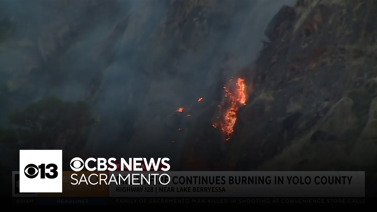 Latest on Putah Fire burning near Winters in Yolo County