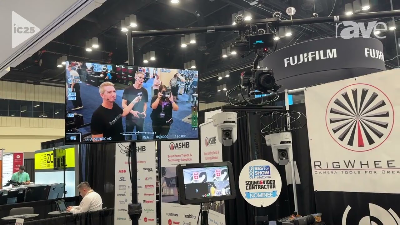 InfoComm 2025: RigWheels, eMotimo Demo Single-Rail Camera Motion with Monorail + Conductor System