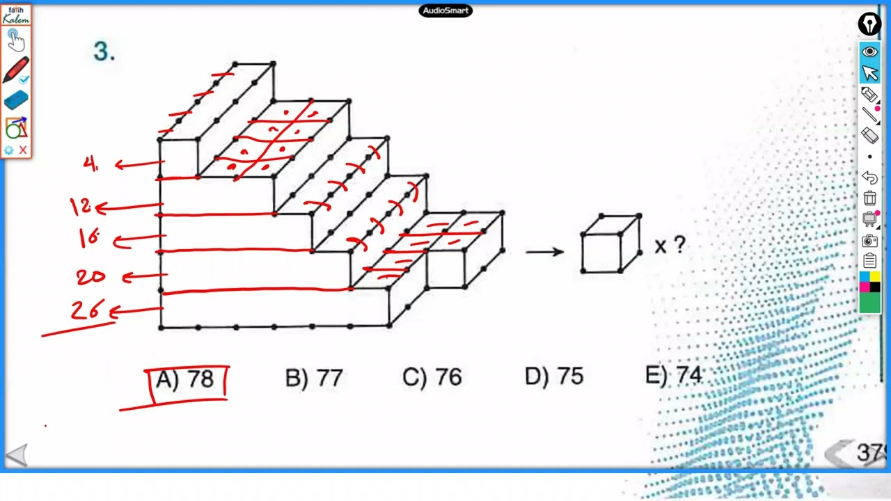 عد المكعبات 2