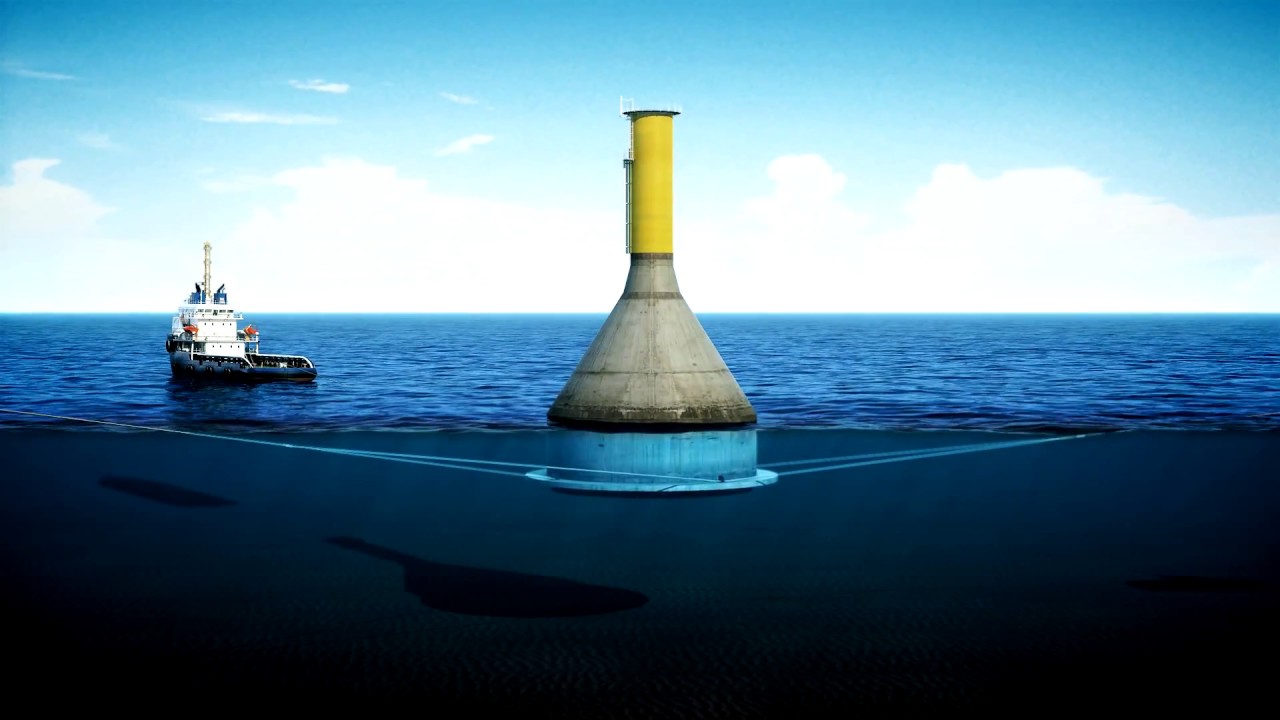 Costain Concrete Gravity Foundations - Subsea Animation