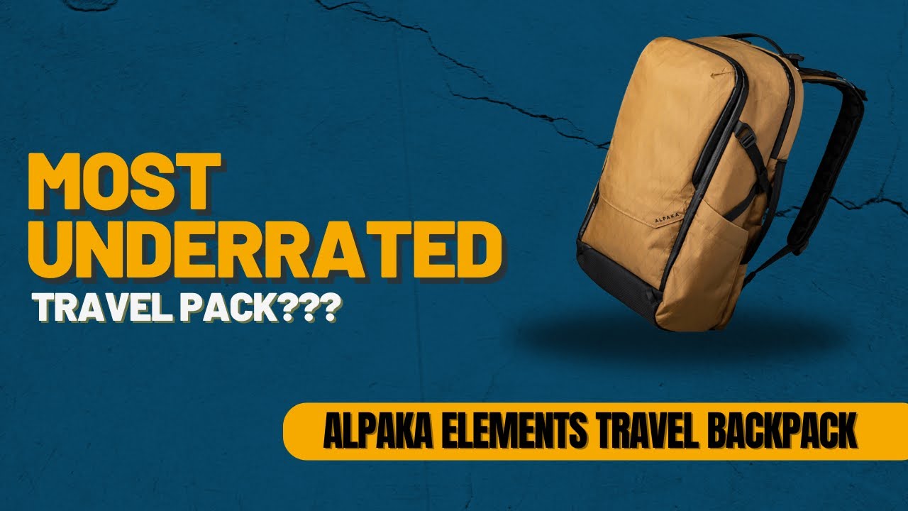 ALPAKA Elements Travel Backpack: Is This The Most Underrated Travel Pack??