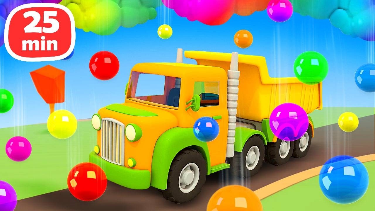 Helfer-Autos – Cartoon-Compilation | Bunte Lastwagen im Einsatz