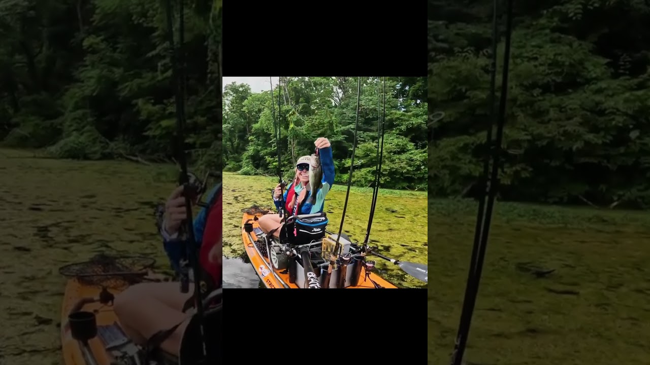 Topwater Frog Fishing for Bass #bassfishing #fishing #kayakfishing #topwater #frog #bass