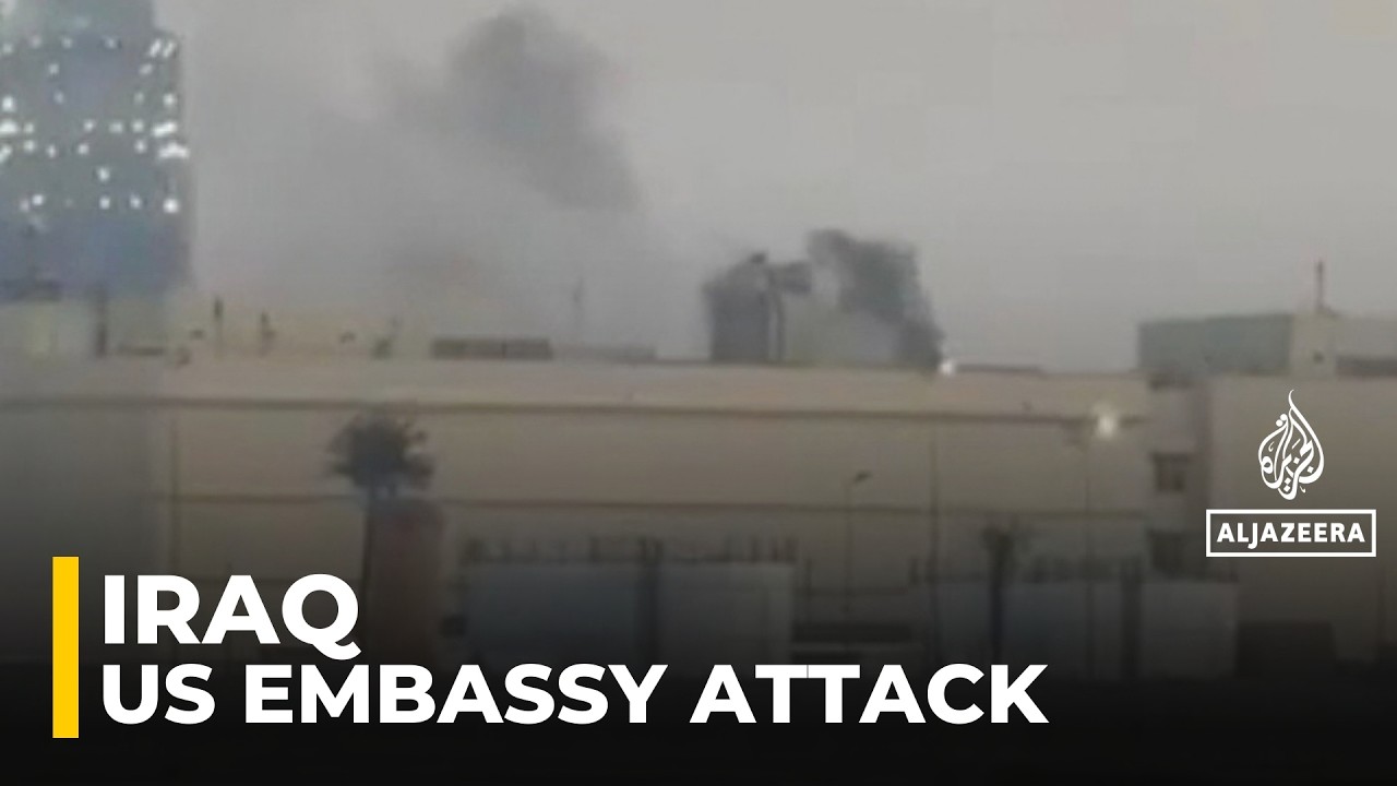 Attack on US embassy in Baghdad: Smoke seen rising from compound in Iraqi capital