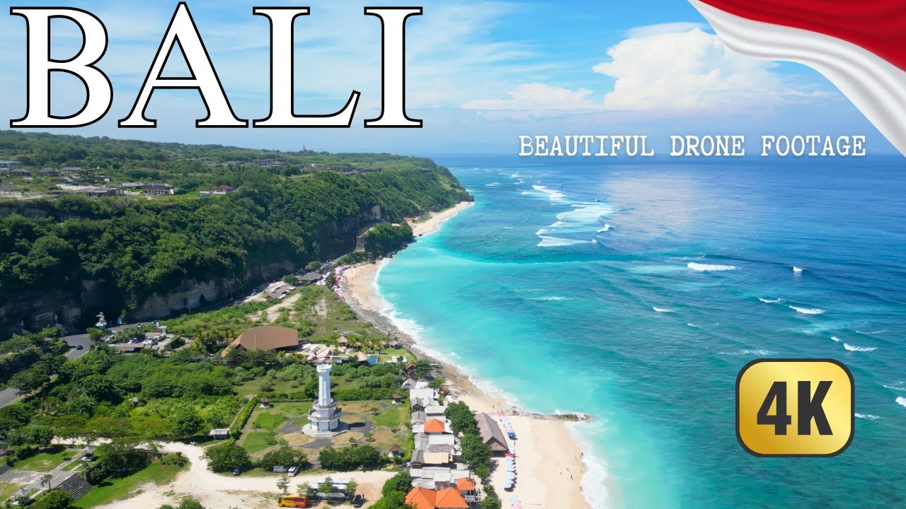 Beautiful BALI 4K Drone Footage 🌊 🇮🇩 (Relaxing JAZZ music)