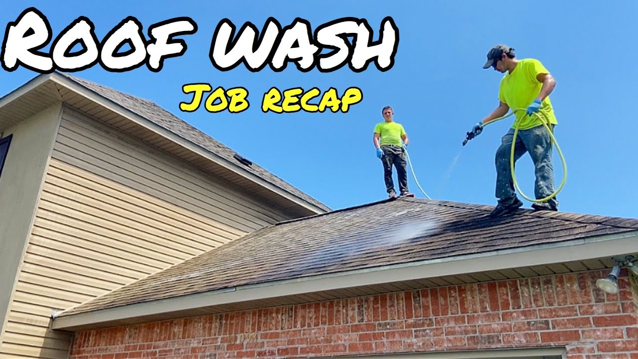 WE MADE $1300 IN 1 DAY SOFT WASHING ROOFS
