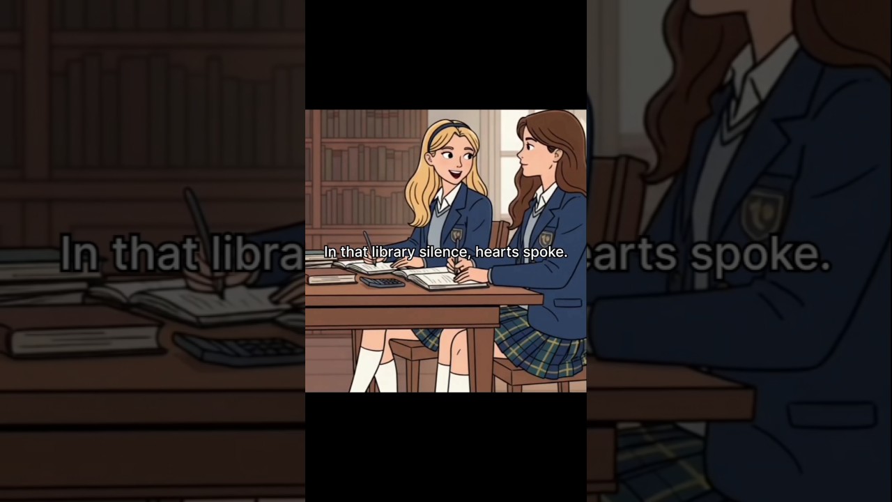 From study partners to soulmates 📚💗#animation #edit #fyp #shorts #wlw #highschoolromance