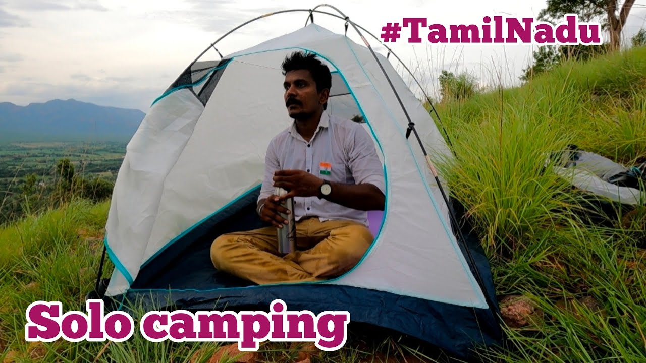 solo camping mountain|Relaxing in the tent|Tamilnadu|GIRISAN YT