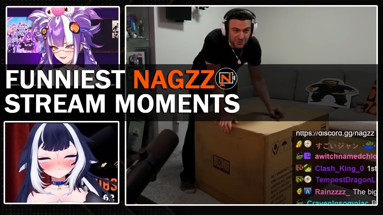 Nagzz Gets Sent the COOLEST GIFT EVER! - Nagzz Funniest Stream Moments