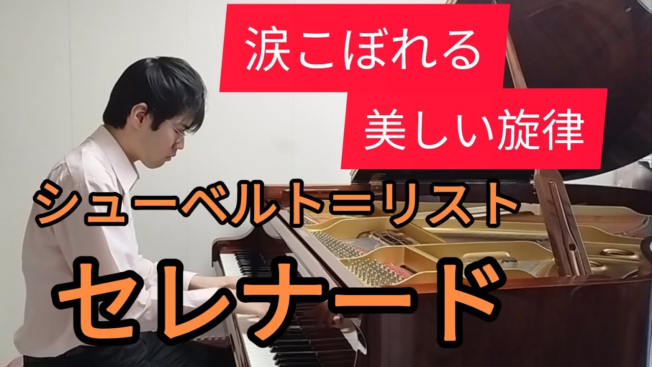 切なく美しい旋律｜白鳥の歌より「セレナード」リスト編・ピアノで紡ぐロマンス