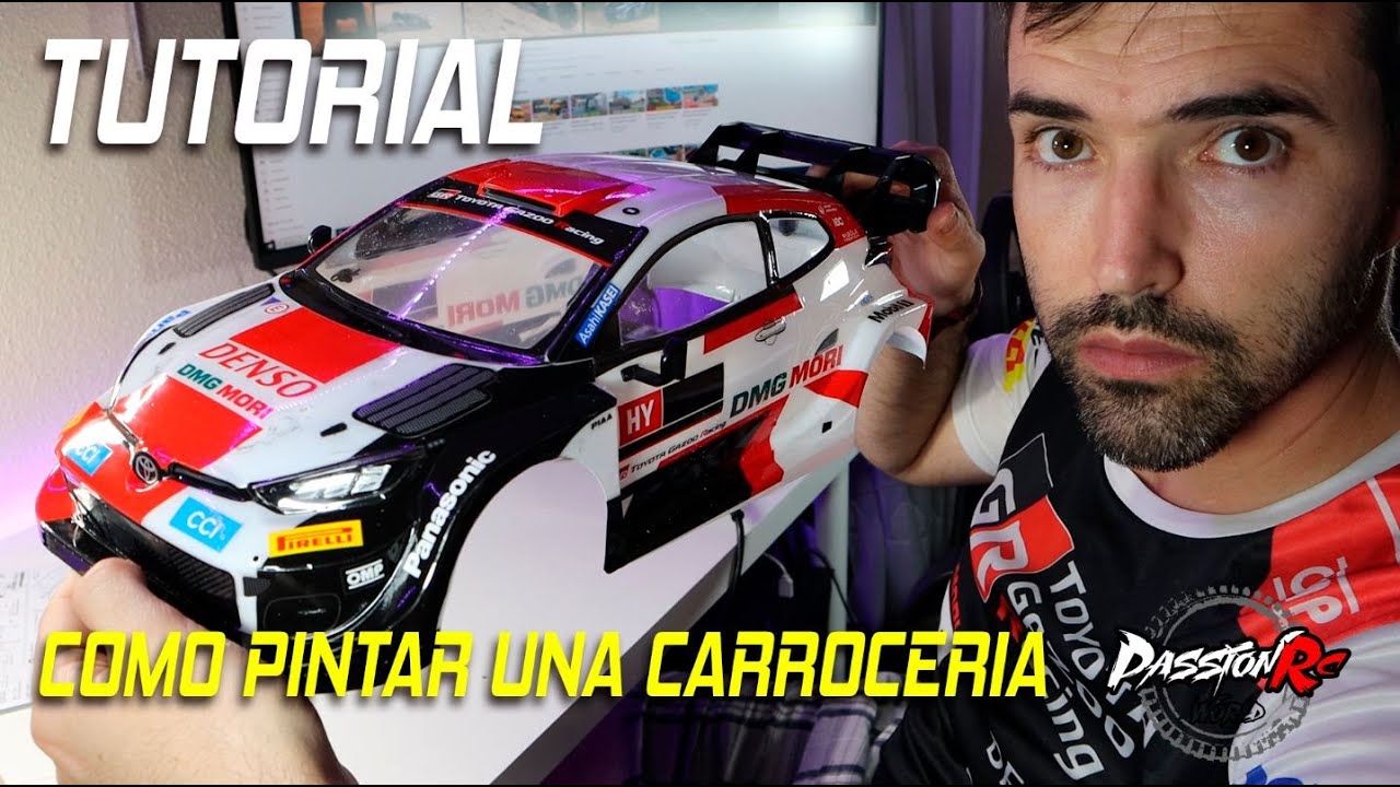 Como pintar una carroceria Tamiya de Lexan ¿¿Sin morir en el intento?? Toyota Yaris WRC Rally 1
