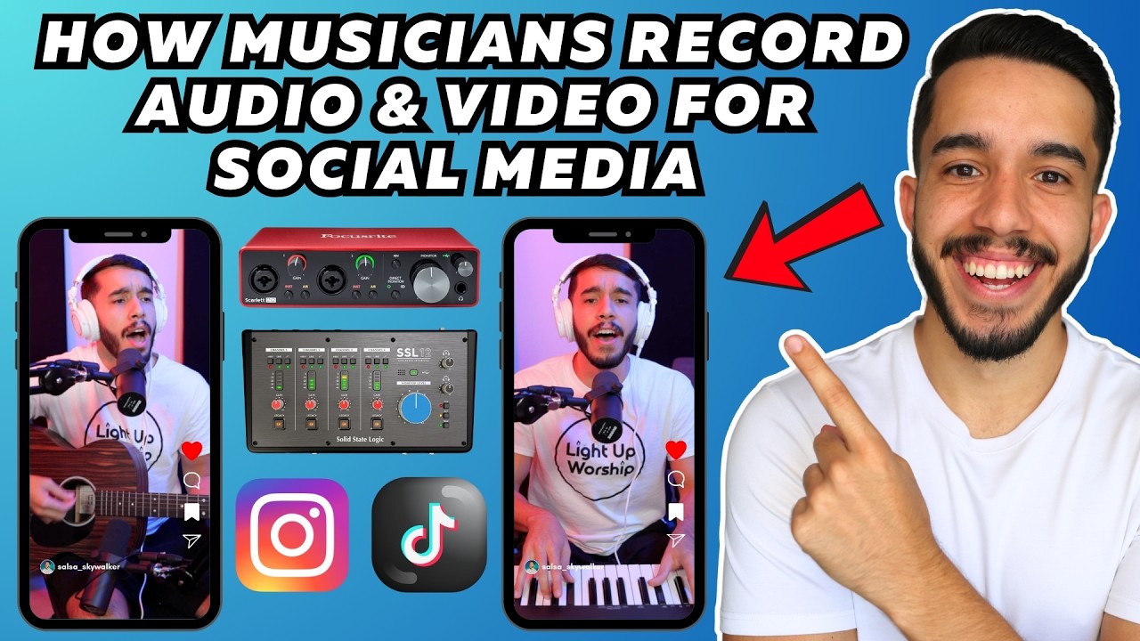 How Musicians Record Audio & Video for Social Media