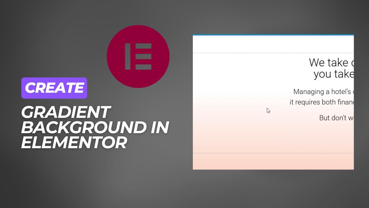 How to Create a Gradient Background in Elementor | Multicolor background