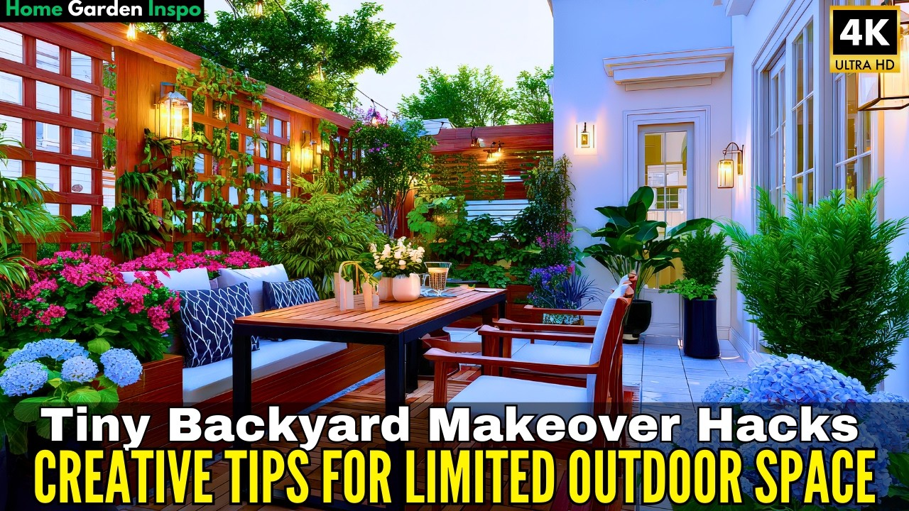 Tiny Backyard Makeover Hacks: Creative Tips for Limited Outdoor Space