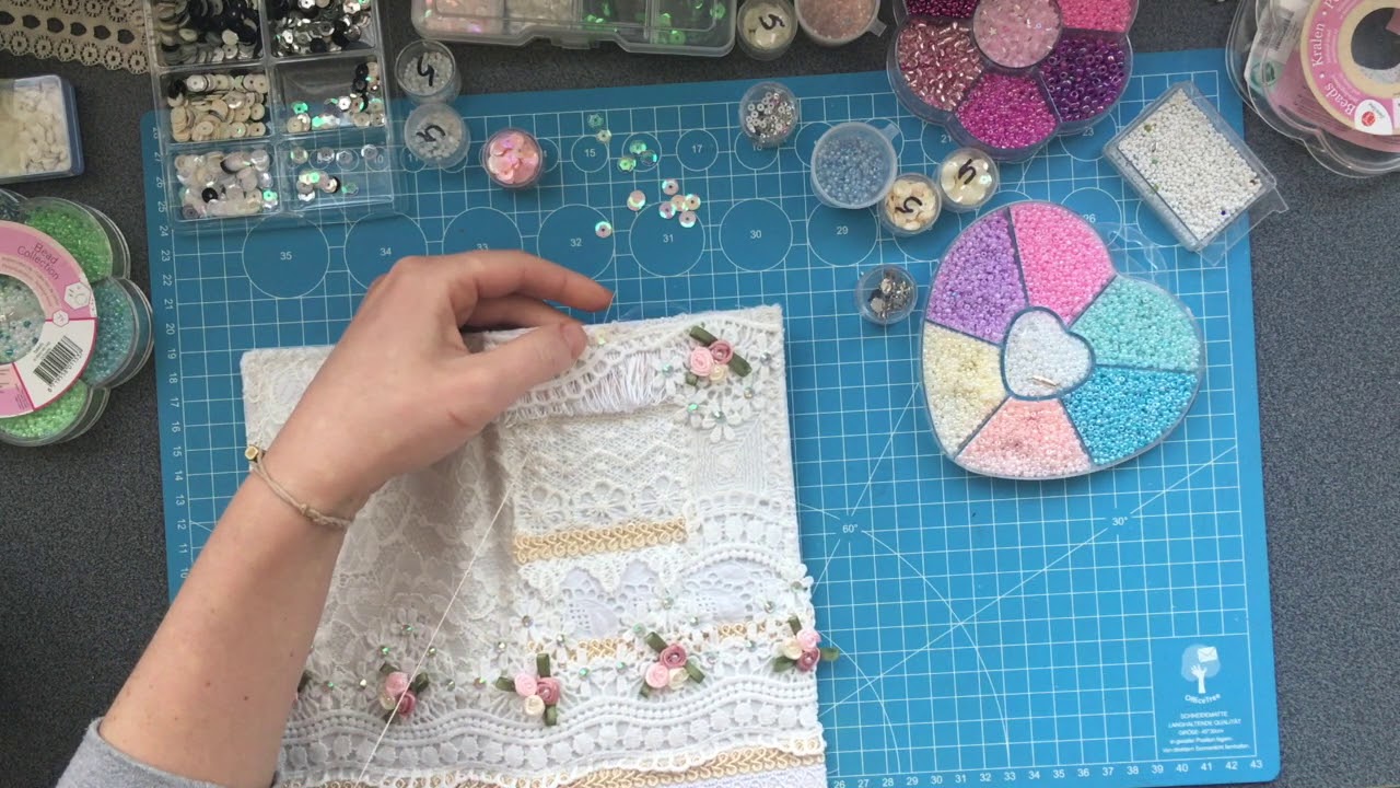 Making a textile journal cover