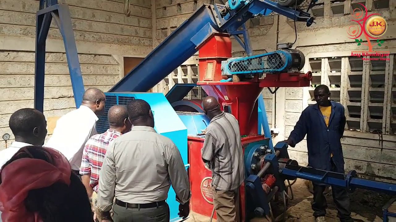 Biomass Briquetting Plant Manufacturer in India - Jay Khodiyar - +919825325361