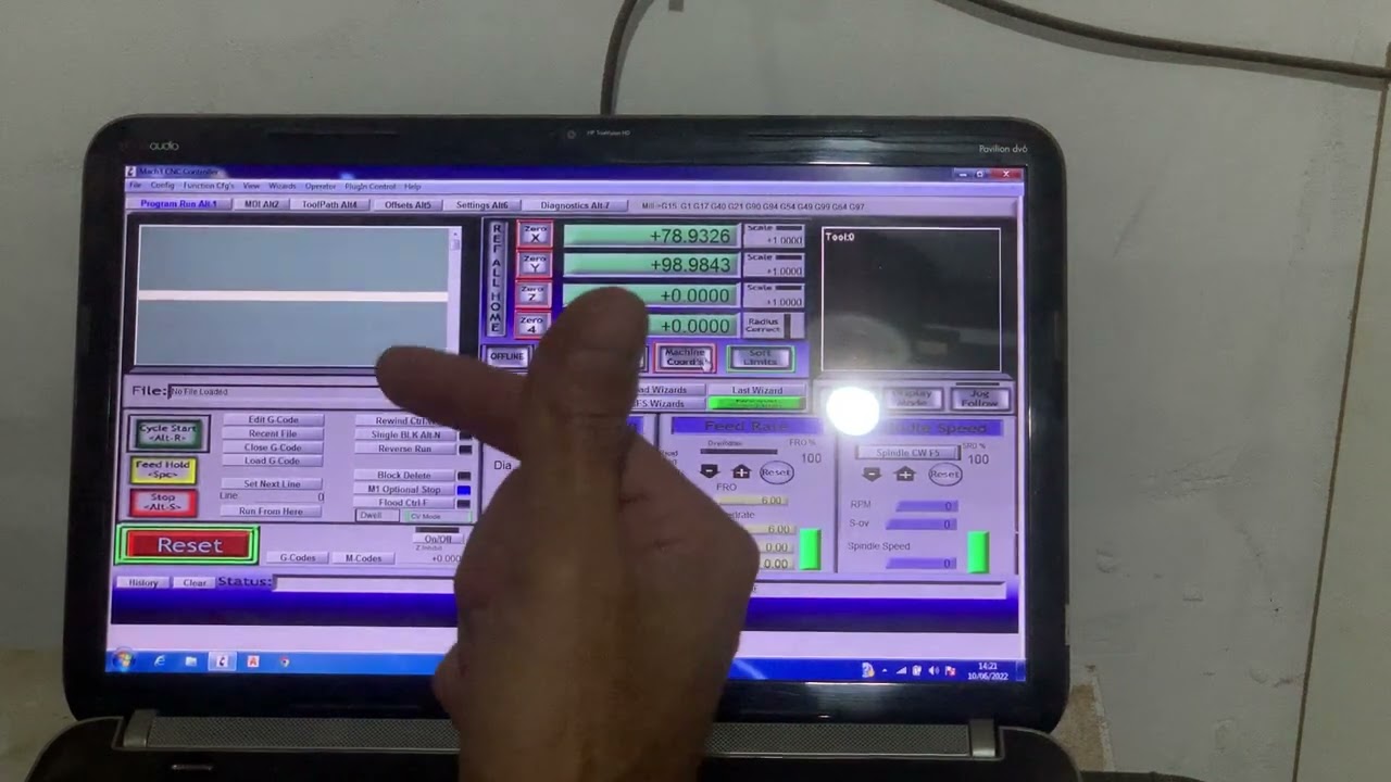 Como fazer o zero maquina facilmente na cnc router programa mach3