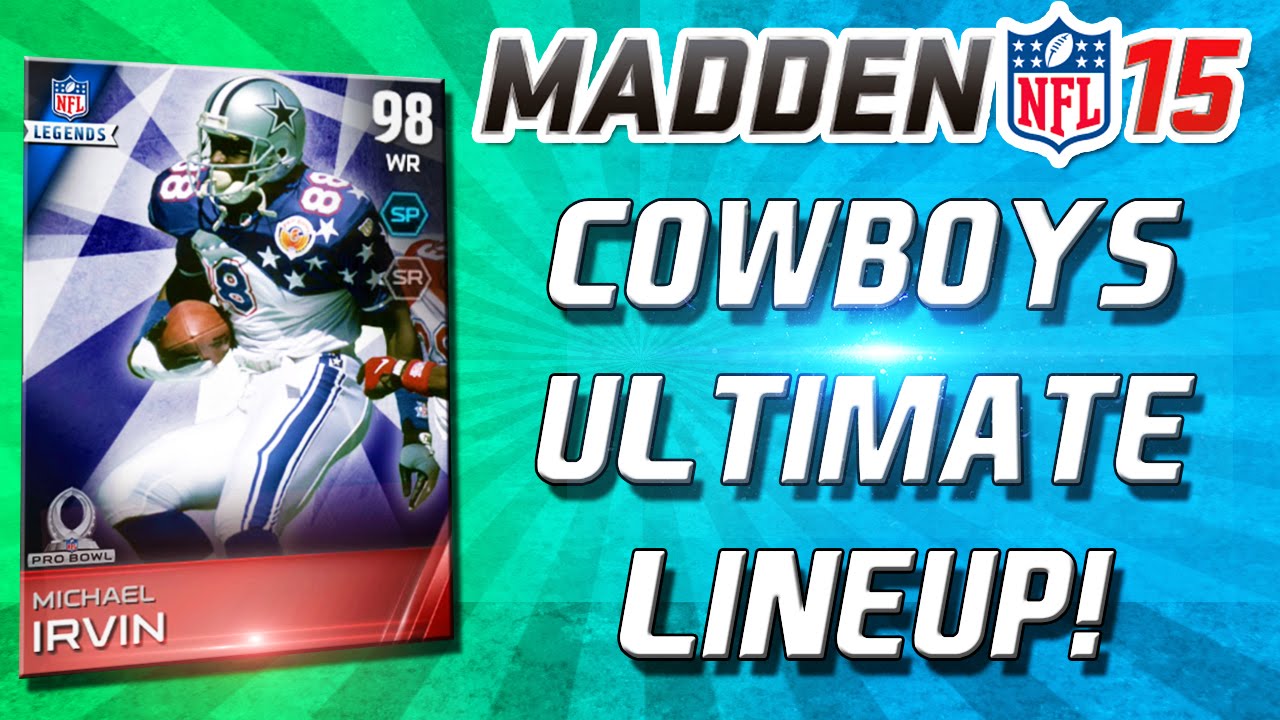 Madden 15 Ultimate Team - ALL-TIME COWBOYS SQUAD BUILDER! - MUT 15