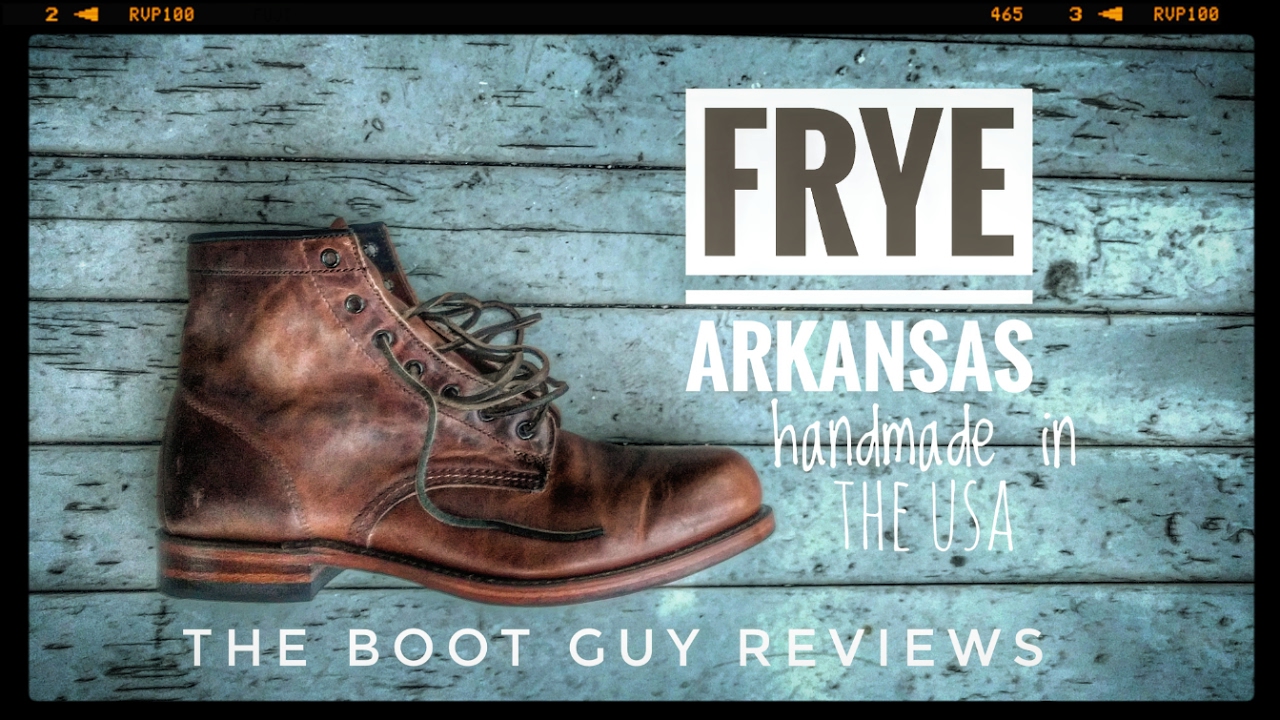 FRYE ARKANSAS MID LEATHER [ The Boot Guy Reviews ]