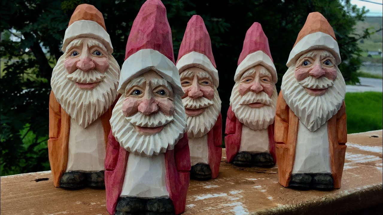 Carving a Jolly Little Santa (or Elf)