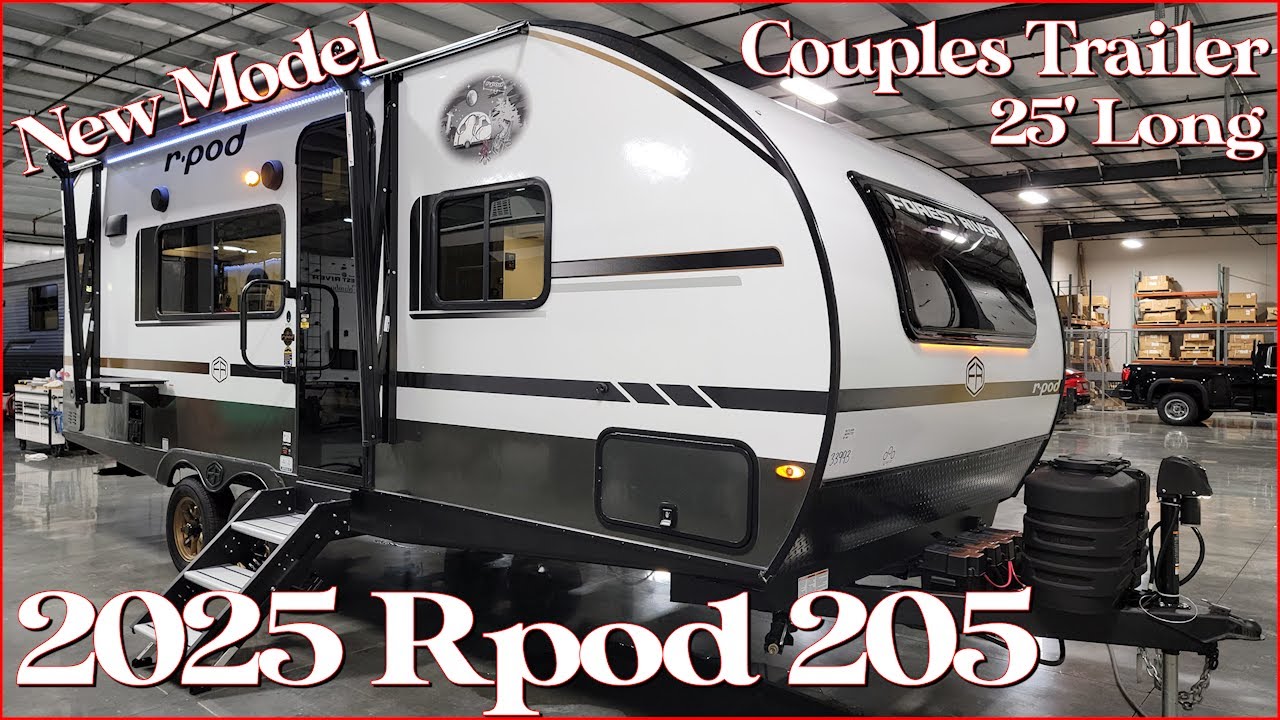 Great New Floorplan 2025 Rpod 205 Travel Trailer By Forestriver at Couchs RV Nation - All About RV's
