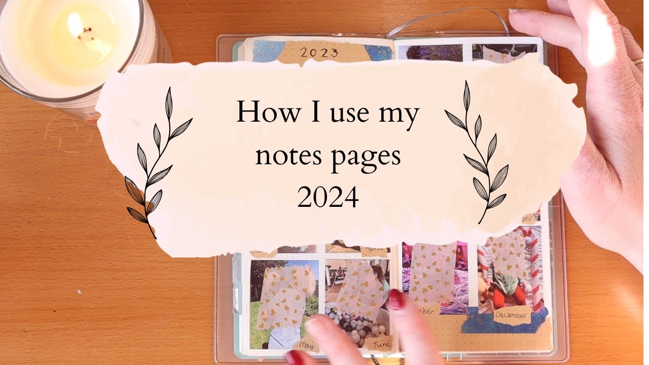 How I'm Using my Hobonichi Weeks Notes Pages in 2024