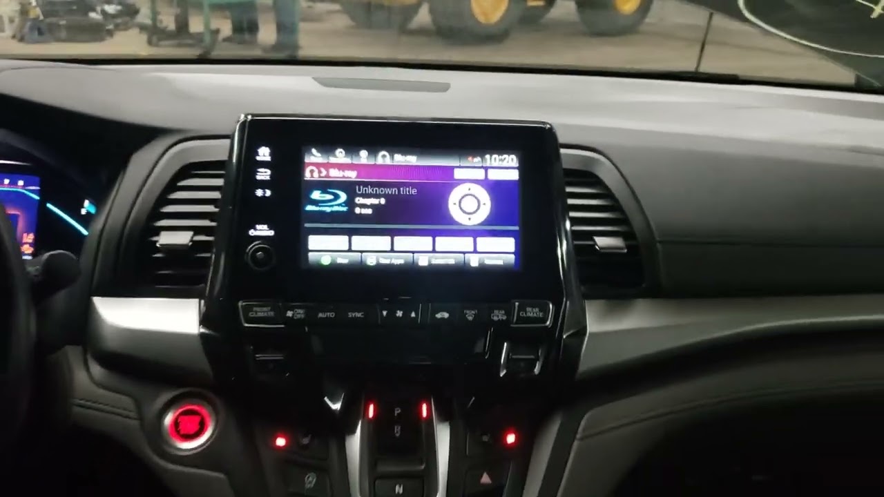 A23011 2018 HONDA ODYSSEY DVD PLAYER AND SCREEN TEST