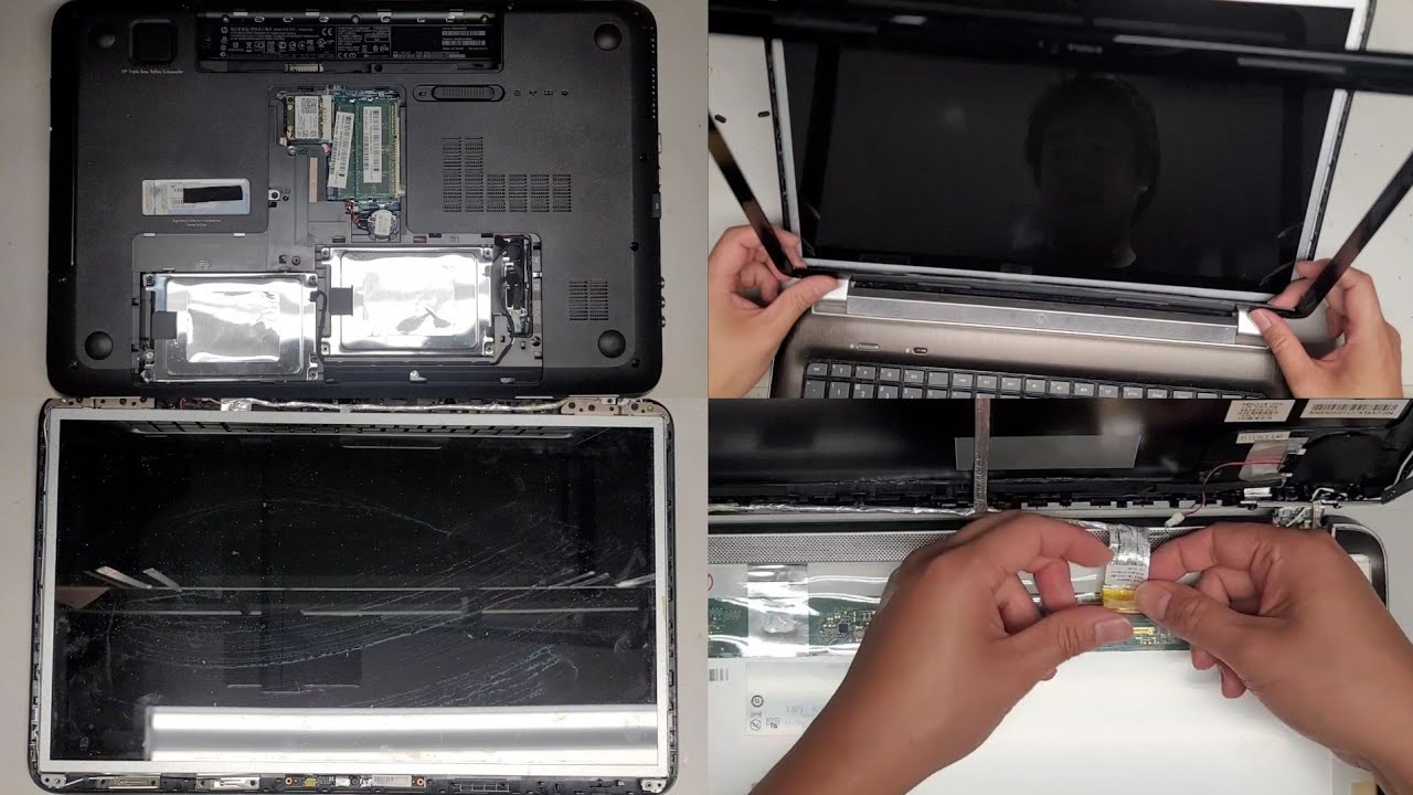HP Pavilion dv7-6c43cl Disassembly RAM SSD Hard Drive Upgrade Battery LCD Screen Replacement Repair