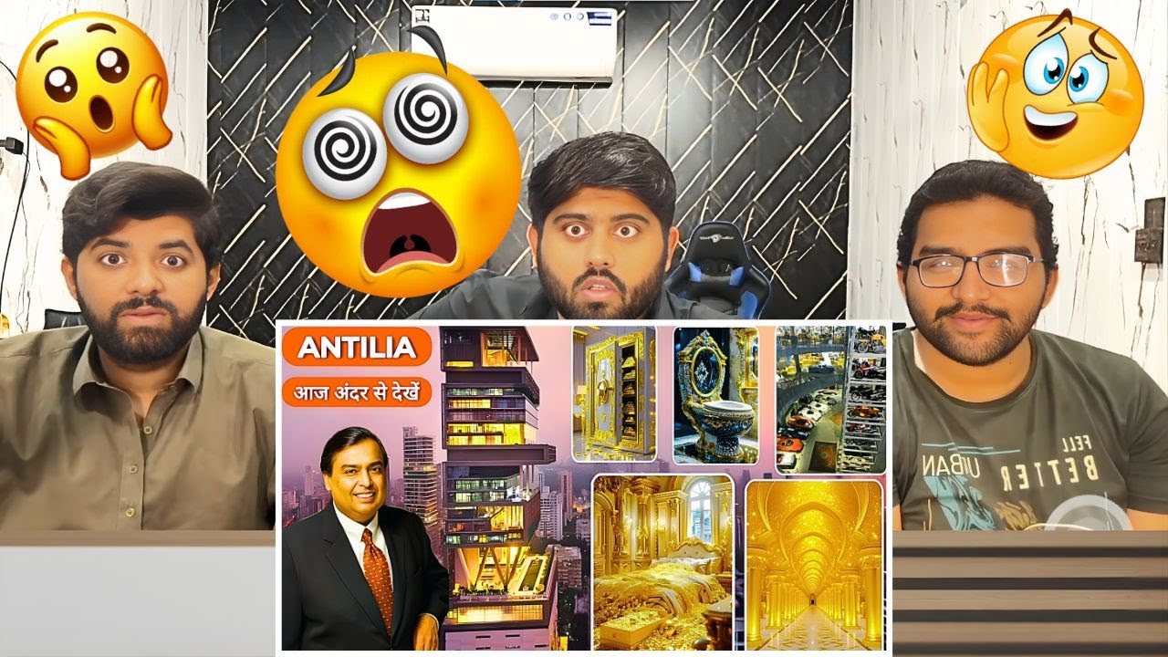 Pakistani Reaction On Ambani House Tour 💎 | Inside Antilia Mumbai | Ambani Lifestyle 🔥
