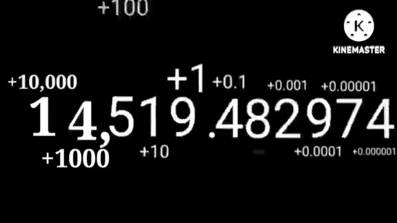 Numbers 0 to 1 Billion with sound