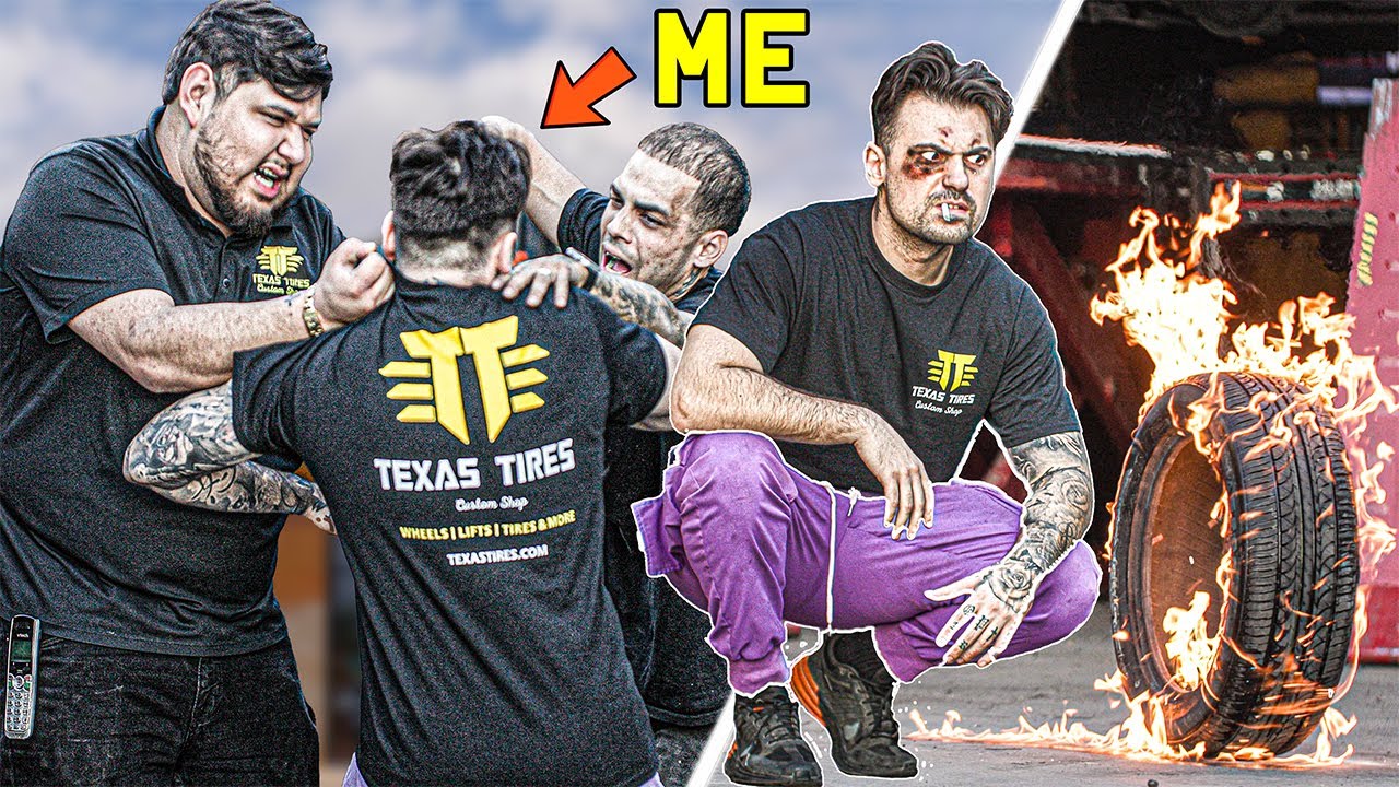 I Got Hired at a Tire Shop and it Went Horribly Wrong!! (MUST WATCH)