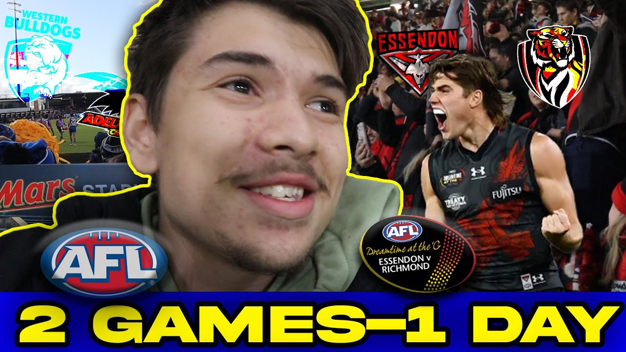 ЭПИЧЕСКАЯ ПОБЕДА В ESSENDON DREAMTIME!! 2 ИГРЫ AFL ЗА ОДИН ДЕНЬ — ВЫЗОВ (ВИДЕОБЛОГ)