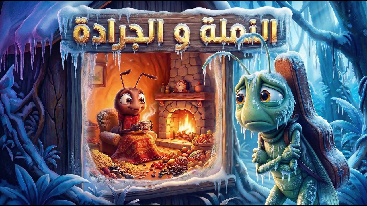قصة النملة و الجرادة - يحكيها لكم آدم بشكل ممتع للأطفال